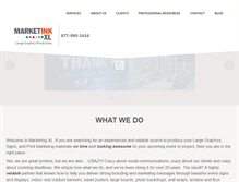 Tablet Screenshot of marketinkgroup.com